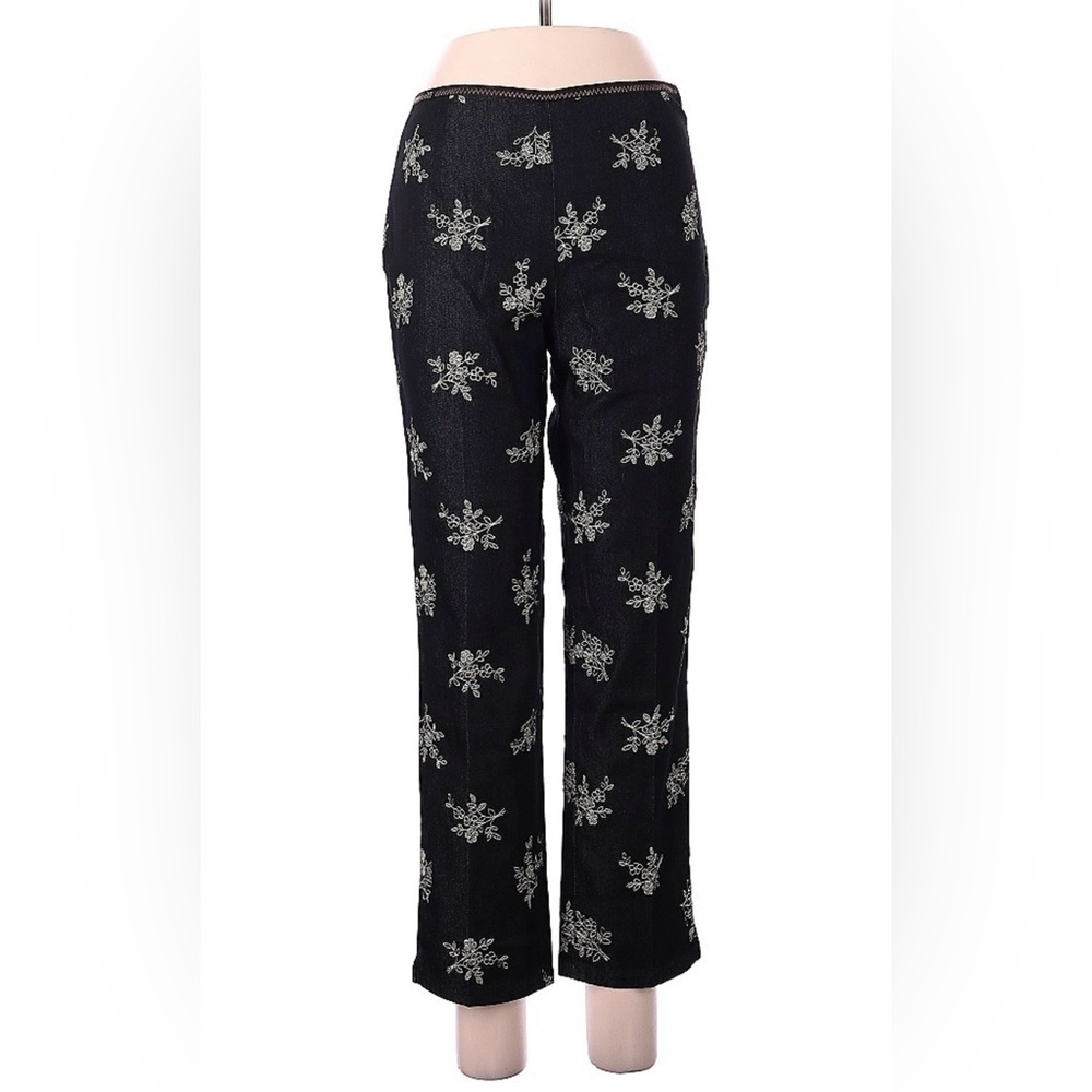 EUC Ann Taylor embroidered pants 6p
